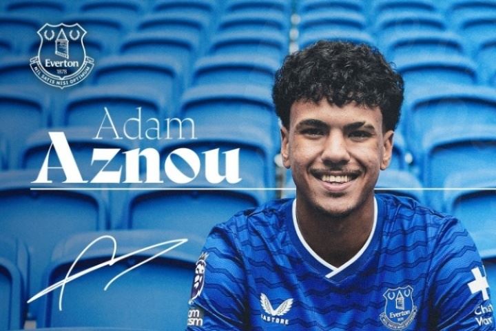 总价1200万！官方：19岁拜仁后卫阿兹努加盟埃弗顿，签约4年