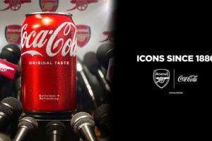 官方：阿森纳与可口可乐达成为期两年的全球合作伙伴关系