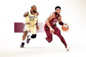 情怀拉满！骑士官推晒詹姆斯米切尔海报宣传1月底主场战湖人比赛